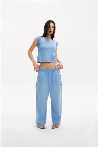 [MASONPRINCE] Cotton Hemp Blend Co-ord Set
