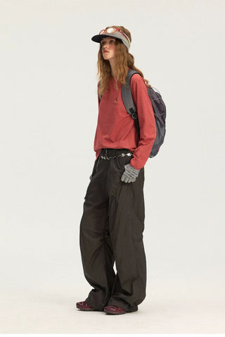 [Monterest] UPF50+ Water-Resistant Ruched Parachute Pants