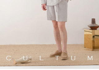 [CULTUM] Linen Half Placket Shirt