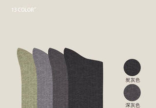 [CULTUM] Striped Mercerized Cotton Business Crew Socks