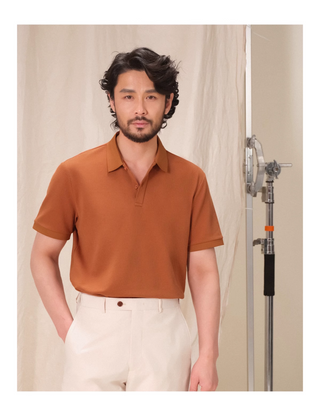 [CULTUM] Solid Color Polo Shirt