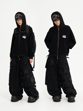 [MASONPRINCE] Heavyweight Terry Zip-Up Hoodie