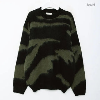 (Unisex) Nuance Shaggy Round Knitwear