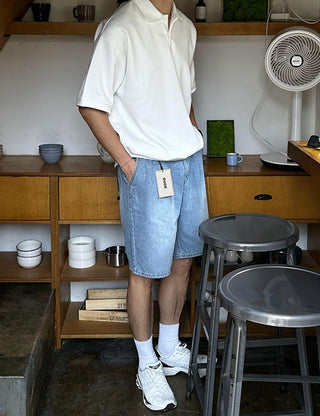 A Collared Short Sleeve Tee (4 colors)