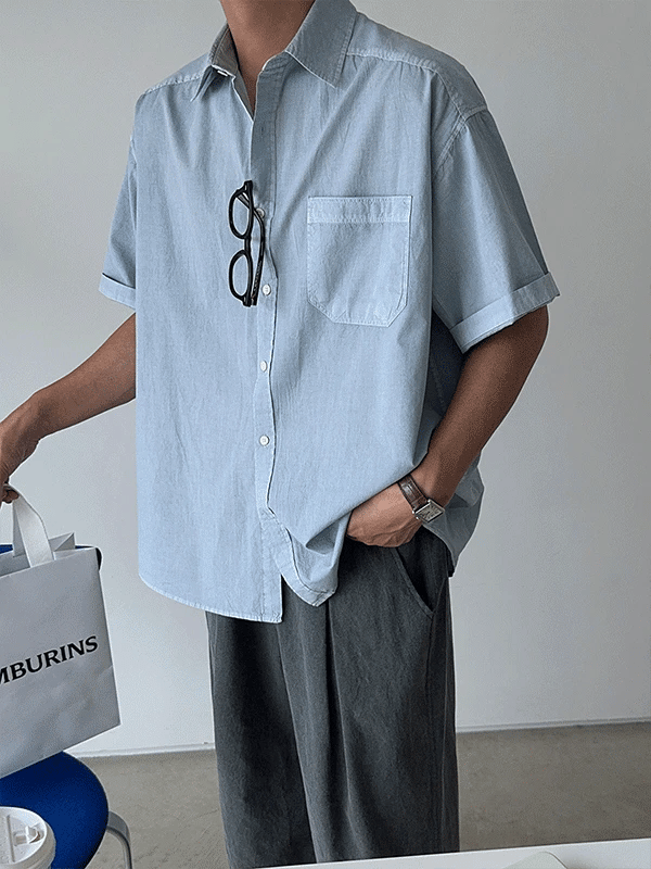 Jasper Pigment Half Shirt