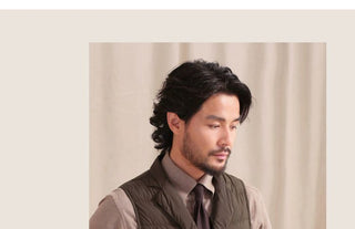 [CULTUM] Tailored Down Vest with Notch Lapel