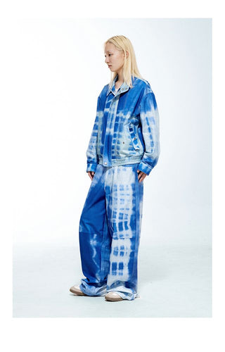 CONP Indigo Scan Denim Pants (Blue)