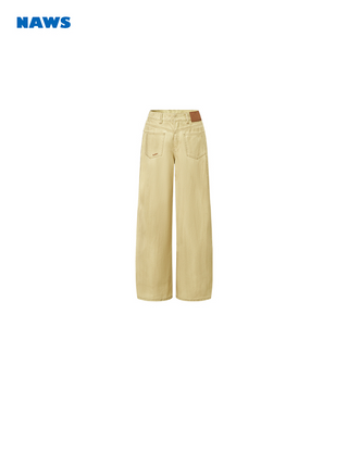 [NOTAWEAR] Reversed Pocket Washed Jeans
