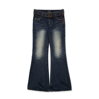 [Moromoro2] Washed Denim Fringe  Collection