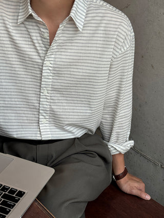 Scent Minimal Stripe Shirt