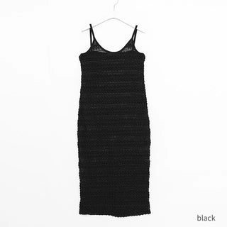 wavy lace sleeveless ops