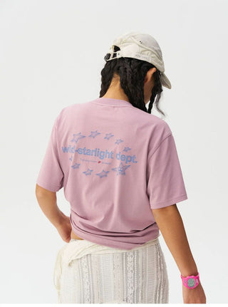 [Monterest] Quick-Dry Star Print Relaxed Fit Tee