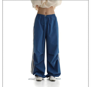 [MASONPRINCE] Side Stripe Parachute Pants