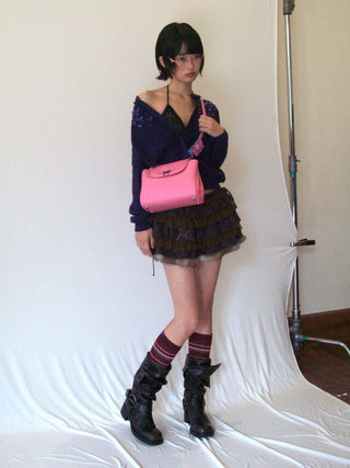 [Moromoro2]Sequin Embellished Cardigan