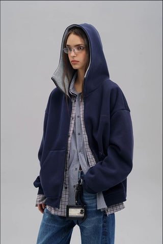 [MASONPRINCE] Dome Silhouette Air Layer Sweatsuit