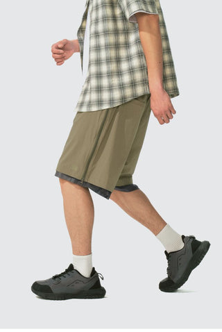 [Monterest] Double Layer Side Zip Outdoor Shorts