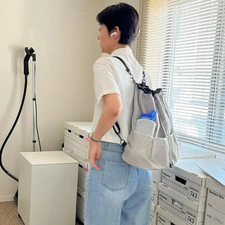 String Nylon Backpack