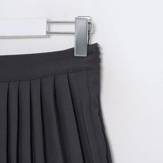 Pleated mini skirt