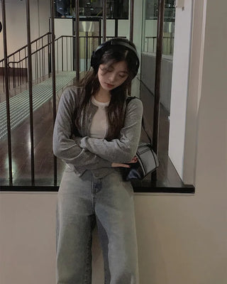 Cashmere Round Cardigan
