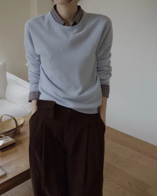 (100% cashmere) 2 types of cashmere knit