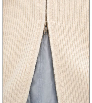 MASONPRINCE High-Neck Knit Cardigan