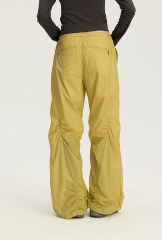 [Monterest] UPF50+ Water-Resistant Ruched Parachute Pants