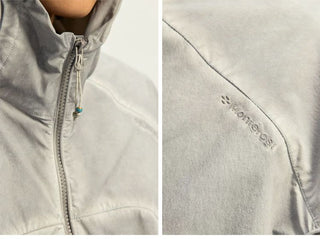 [Monterest] Washed 4-Way Stretch Mesh Hooded Jacket