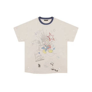 [MASONPRINCE] Rockin' Graffiti Print Tee