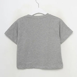 Lettering Cropped T-Shirt