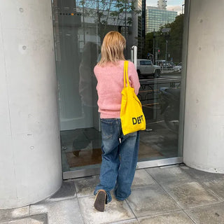 Unisex Washed Wide Denim Pants