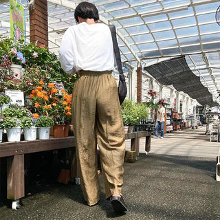 mute pleat pants