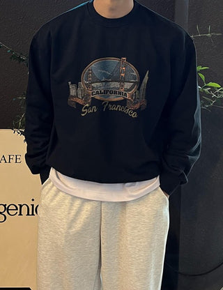 Golden Gate Bridge Pigment Sweatshirt (California)