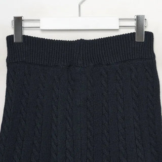Cable knit shorts