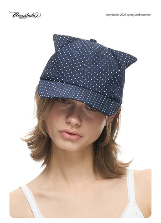 [NECY] Ribbon Kitten Ball Cap