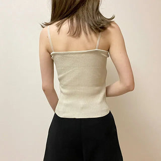 poni ribbed sleeveless