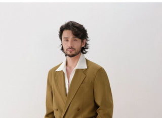 [CULTUM] Washable Bamboo Fiber Double-Breasted Suit Set