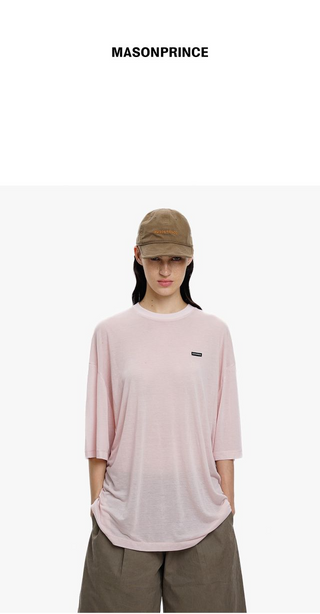 [MASONPRINCE]  Silky Resort T-Shirt