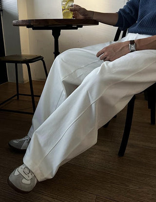 Seattle Cutout Denim Pants (WHITE)