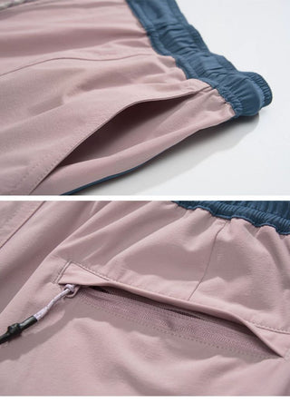 [Monterest] Quick-Dry Contrast Trim Surf Shorts