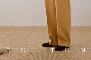 [CULTUM] Linen Drawstring Trousers