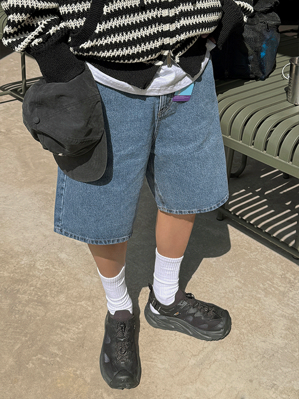 Pulse Daily Wide Denim Shorts
