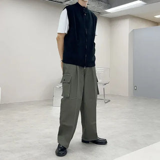 Pocket Cotton Cargo Pants