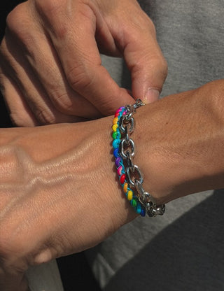 Rainbow Chain Bracelet (2 types)