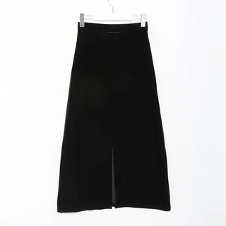 Velvet H-line skirt