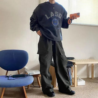 Nylon string cargo pants