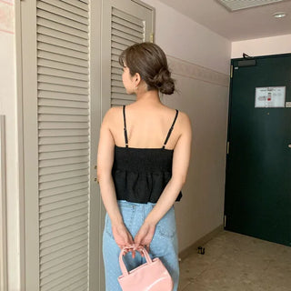 Pintuck Flare Top