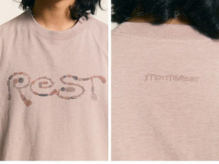 [Monterest] 5A Antibacterial Heathered Relaxed Tee