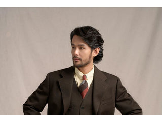 [CULTUM] 1930s Wool Blend Twill 3-Piece Suit