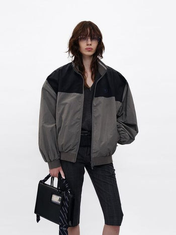 [MASONPRINCE] Distressed Windproof Jacket