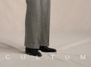 [CULTUM] Heavyweight Wool Double Pleat Trousers